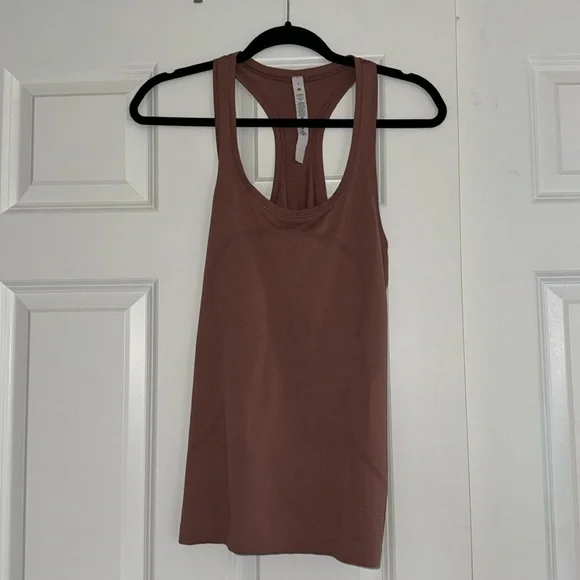 Lululemon Swiftly Tech Racerback Tank Top 2.0 Spiced Chai Sz 8 - Picture 5 of 6